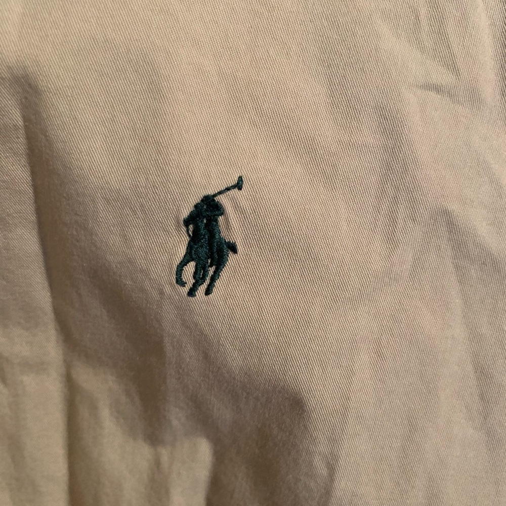 Ralph Lauren Tan Button Down Shirt - Picture 2 of 3